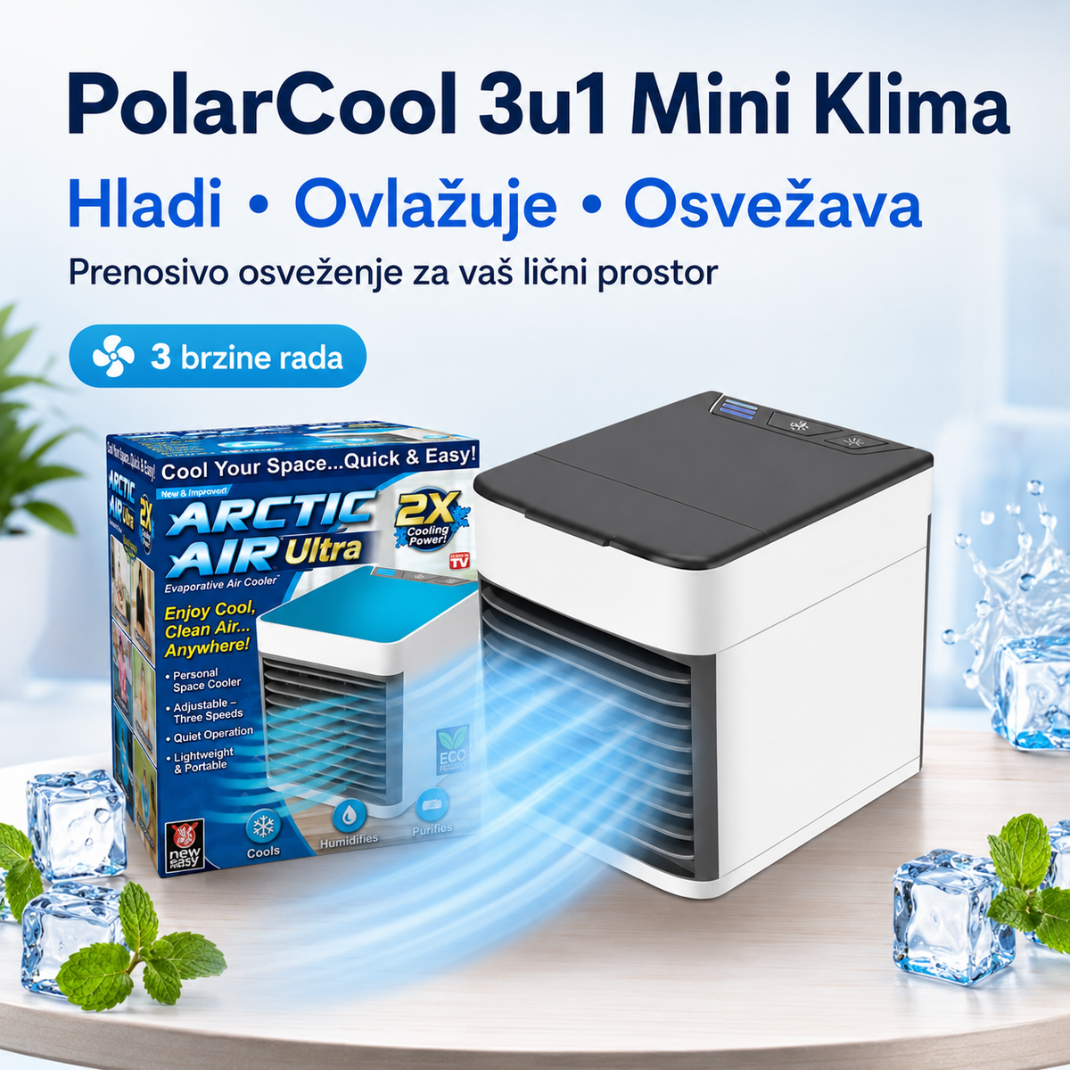 3 u 1 Mini Klima - PolarCool