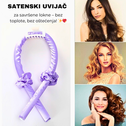 Satenski Uvijač za Kosu bez Toplote