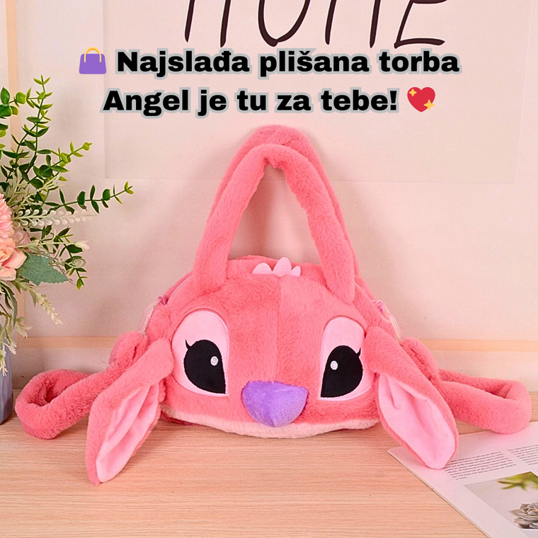 👜 Najslađa Plišana Torba – Angel Je Tu Za Tebe! 💖