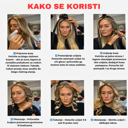 Satenski Uvijač za Kosu bez Toplote