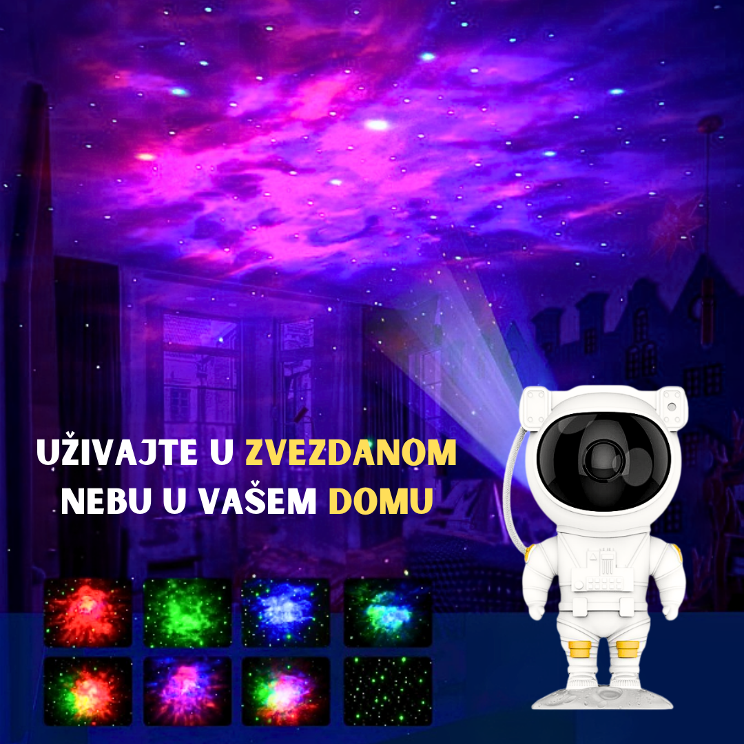 Astronaut Projektor – Zvezdano Nebo u Tvom Domu ✨