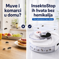 InsektoStop™ – Automatska Zamka za Muve i Komarce
